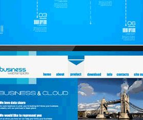 Computer Infographics Backgrounds vector graphic