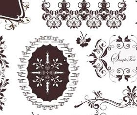 Ornamental Borders Elements 9 Illustration vector