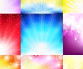 Multi-color light background vector