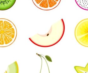 Fruits Icon Set vector