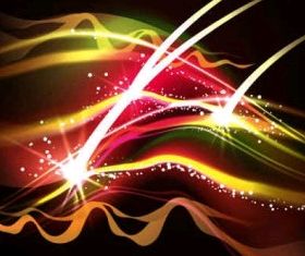Colorful Wave Abstract Background vector
