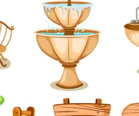 Gardening set vector