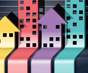 Real Estate Backgrounds 7 Illustration vector