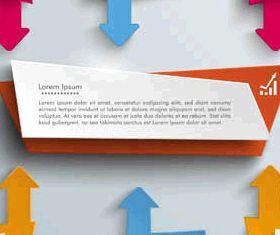 3D Infographics Backgrounds 3 vector