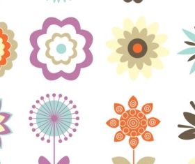 Retro Floral Ornaments vectors
