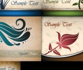 elegant flower silhouette vector