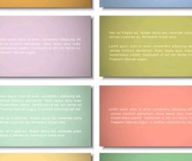 card template 02 vector graphics