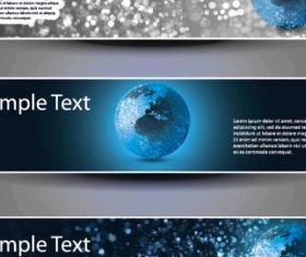 technology banner background 04 vector