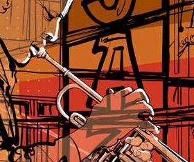 Music Backgrounds Mix 2 vectors graphic