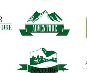 Adventure Labels free vector