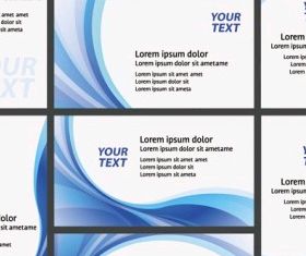 fashion card vector material