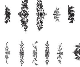 Floral Ornaments free vector