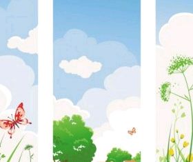 spring banner 04 vector design