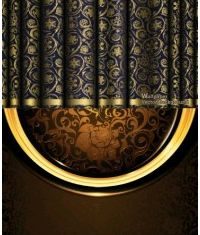 european retro pattern background 01 vector