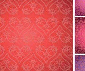 Elegant Valentine background vectors