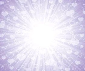 Purple Love Background vector