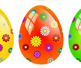 Easter Eggs Set vector graphic