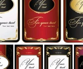 europeanstyle lace pattern design vectors