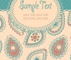 beautiful pattern background 05 vector