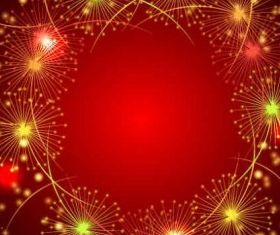 Colorful halo background vector