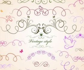 draft line lace pattern vectors graphics