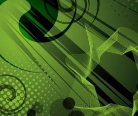 Abstract Green Background vector