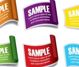 common labels 05 design vectors