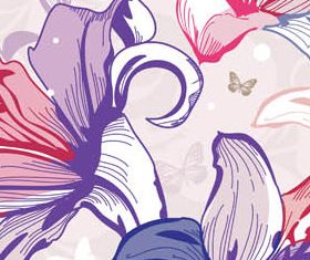 Floral Backgrounds Set 24 vector