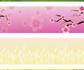 Natural Banners free vectors graphic