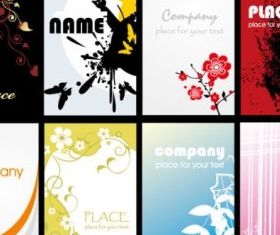 trend card background vector