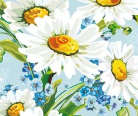 Floral Flowers Background vector