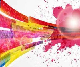 Free Splash Color Background vector set