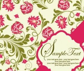 pattern background card 04 set vector
