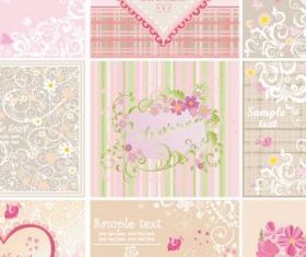 europeanstyle lace pattern 04 vector