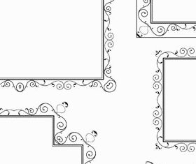 Decorative Vintage Frames 22 vector graphic