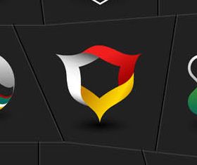 Abstract Various Color Logo vector