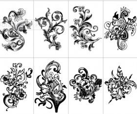 Free Floral Pack set vector