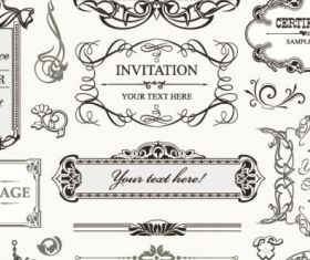 european pattern border 06 vectors graphic