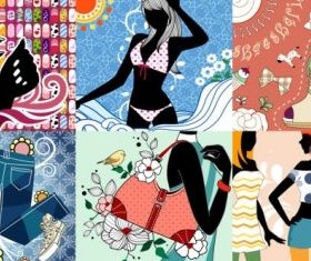 fashion lives women vector