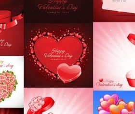 heartshaped theme vector