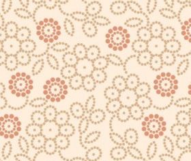 retro floral 04 vector