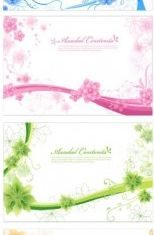 beautiful fashion pattern set vector