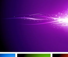 abstract lights colorful background vector