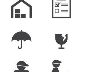 Shipping Icons free vector