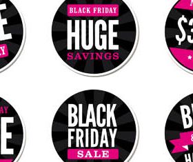 Sale Stickers free set vector