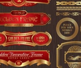 european pattern label 01 vectors material