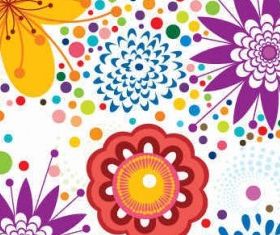 Floral Pattern Background Free design vector