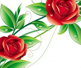 beautiful flowers 02 vector graphic