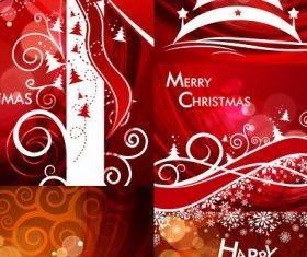 christmas pattern background vector