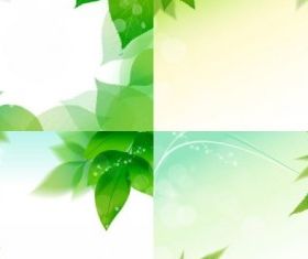 vibrant leaves vector